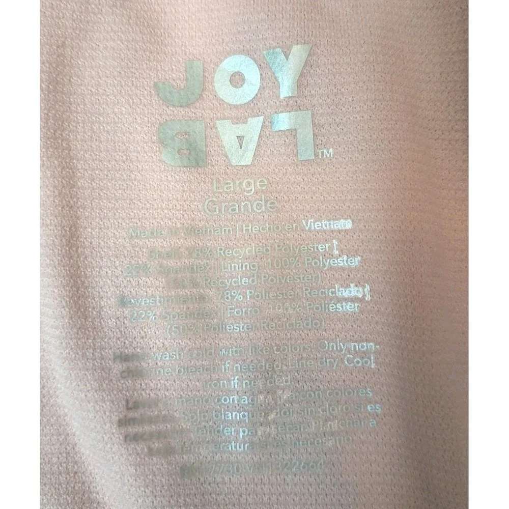 Joy Lab Sports Bra Size Large Gym Activewear Athleisure - Picture 5 of 6